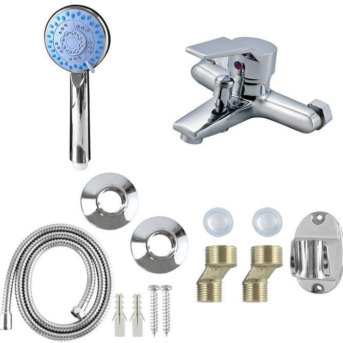 """] Shower Kepala Mandi / Paket Shower / Shower Mandi / Kran Cabang / Kran Panas Dingin SET HS-74 a