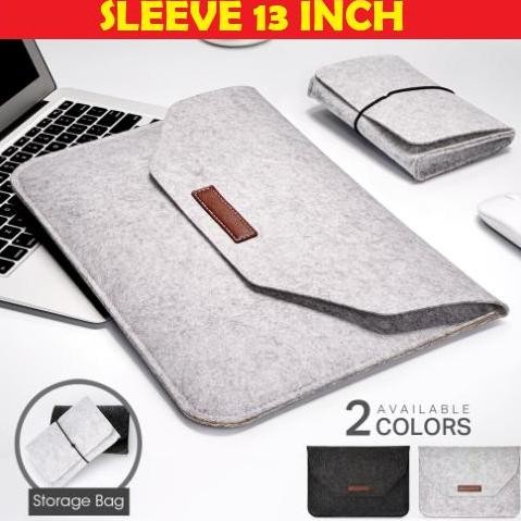 HP SPECTRE 13 HANDBAG TAS LAPTOP SLEEVE RHODEY WOOL FELT FREE POUCH