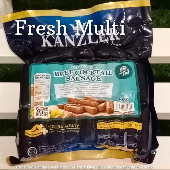

Sosis premium kanzler beef cocktail 500gr / kanzler beef cocktail TH