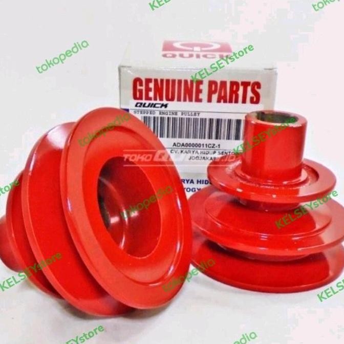 """] Pulley Mesin Quick Cakar Baja / Stepped Engine Cultivator