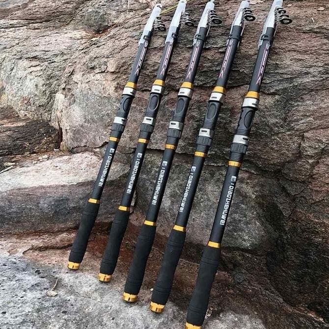 Satu Set Paket Joran Reel Pancing Murah Set Pancingan Ikan Galatama Joran dan Katrol Rill