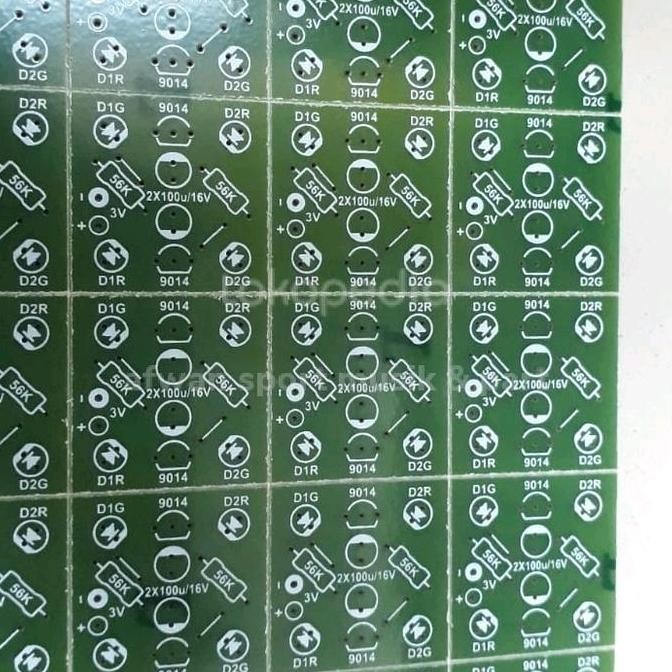 pcb lampu flip flop elektronika
