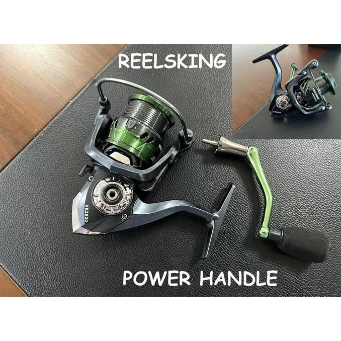 POWER HANDLE GULUNGAN PANCING REELSKING VT 2000 -7000 SPINNING REEL