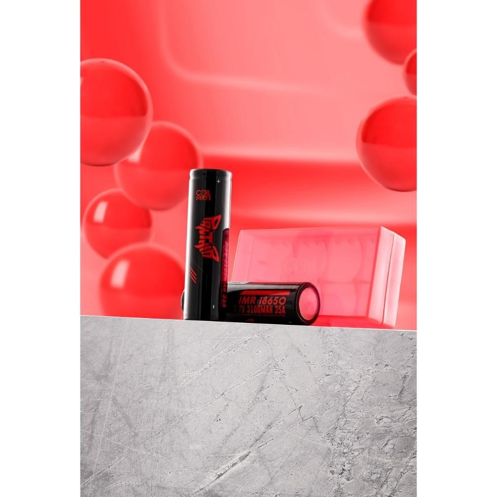 Terbaru Baterai Powerbank Red Panther 18650 Original 3.7V 3100 Mah 35A - Sparepart Powerbank Redpant