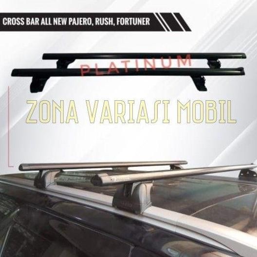 TERBARU - Crossbar / Cross Bar / Kaki Rack All New Rush Terios 208 209 2020 Jepit Roof Rail Platinum