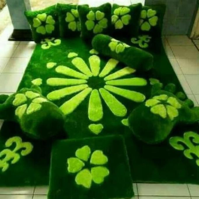 PROMO DISKON - karpet lantai set karakter CM karpet set rasfur karpet bulu