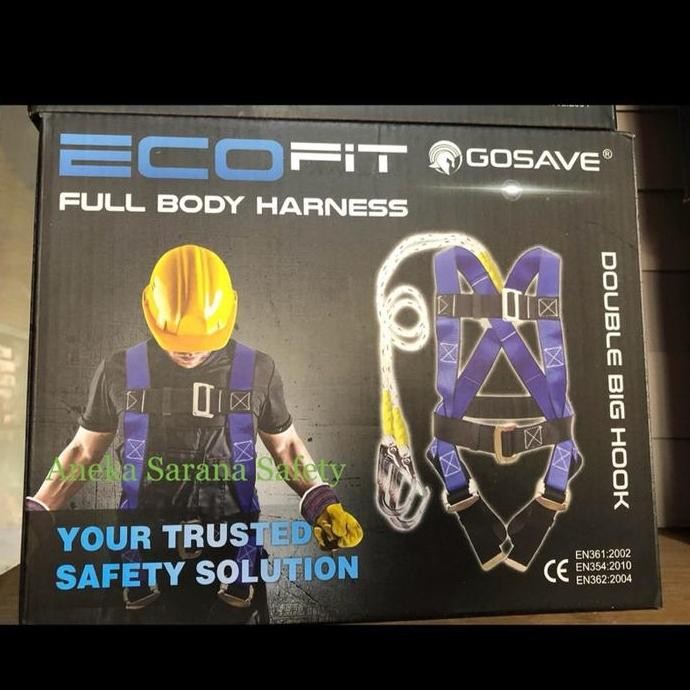 TERMURAH - Full Body Harness Double Hook Gosave Ecofit