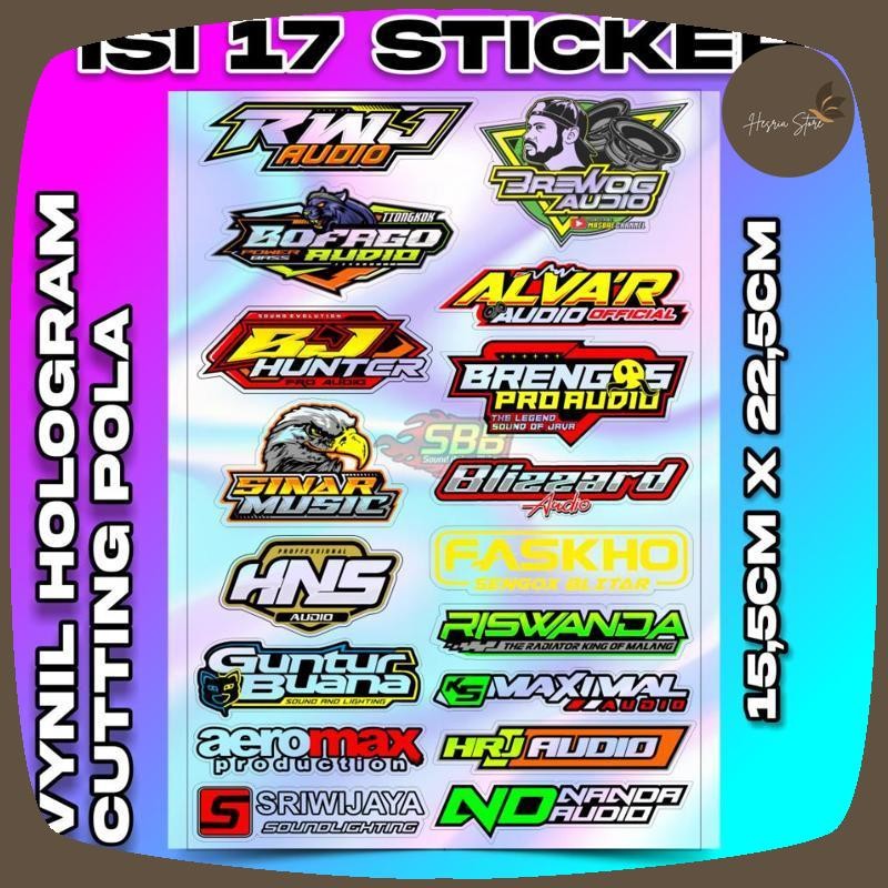 

Promo Baru STIKER HOLOGRAM SOUND SYSTEM CUTTING ISI 17 | Viral Kekinian Terbaru 2025 XZ-74