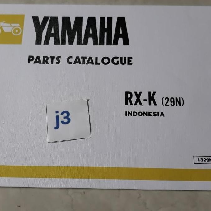 Buku part Catalog yamaha RX king Cobra