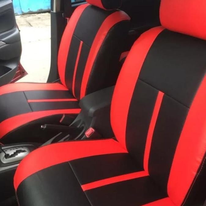 Sarung Jok Mobil Suzuki APV ARENA GX GL DLX LUXURY- Full set 3 baris Bahan Kulit Sintetis (Oscar) Co