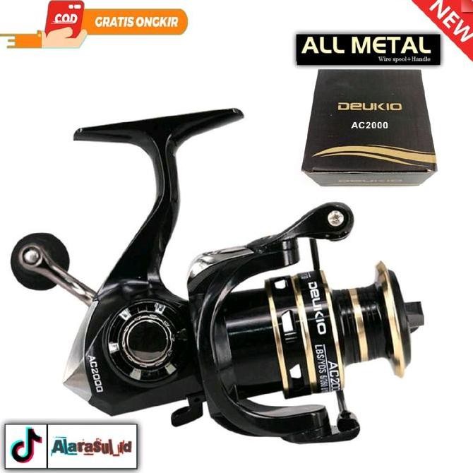 Reel Pancing Deukio AC2000 alat pancing katrol pancing ukuran 2000