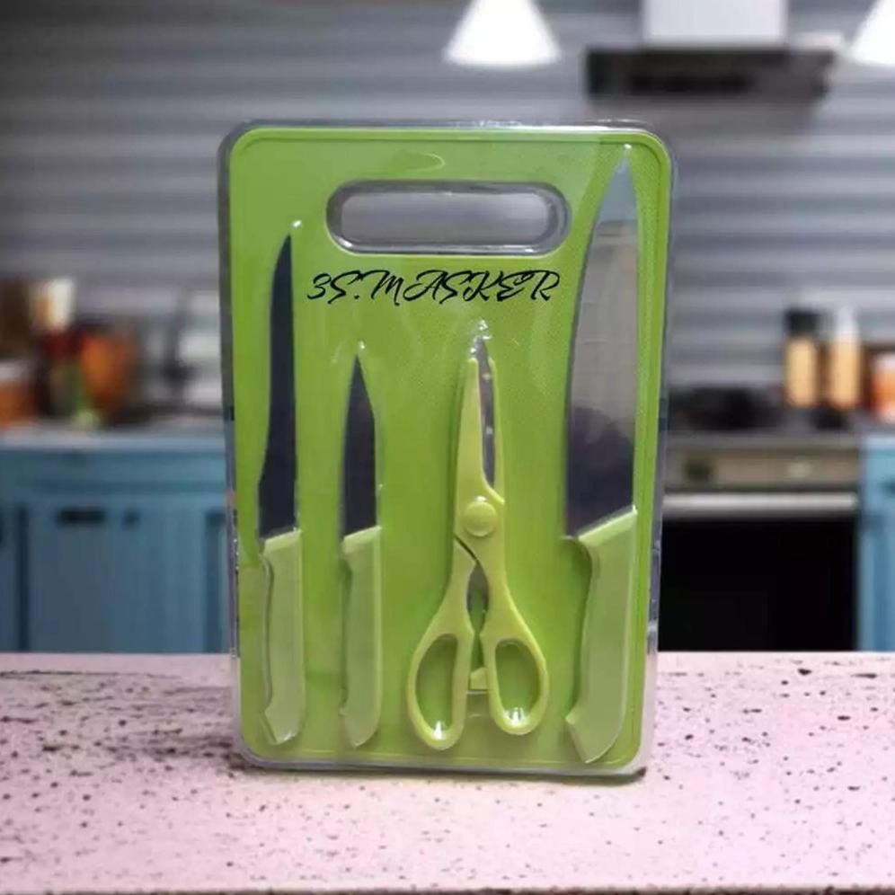 Bisa Cod Claiydream Talenan Pisau 5 In 1 Kualitas Tinggi Dan Paket Hemat Viral Souvenir Murah ||