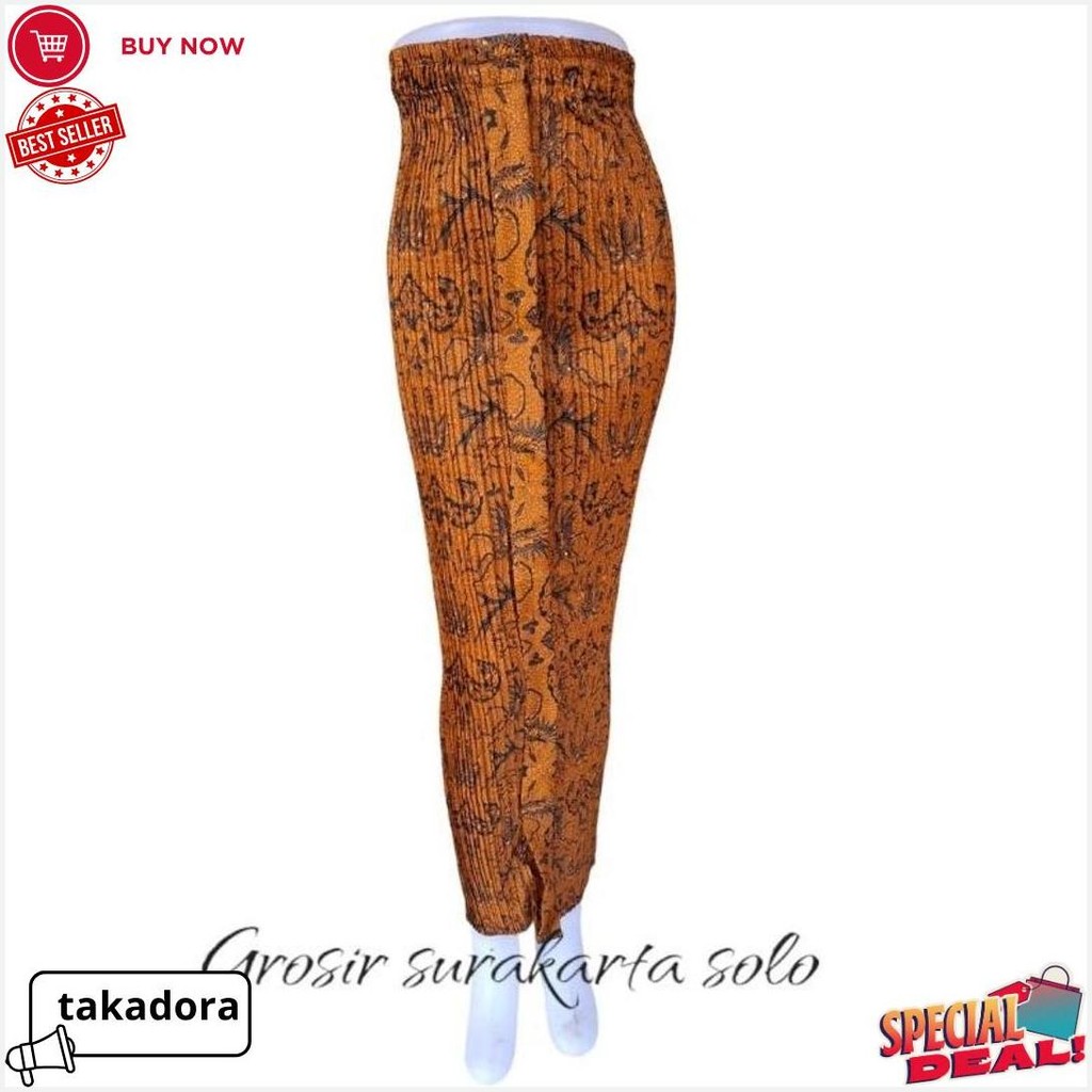 Rok Plisket Batik Motif Wahyu Tumurun / Rok Plisket Batik Wiru Termurah Banget
