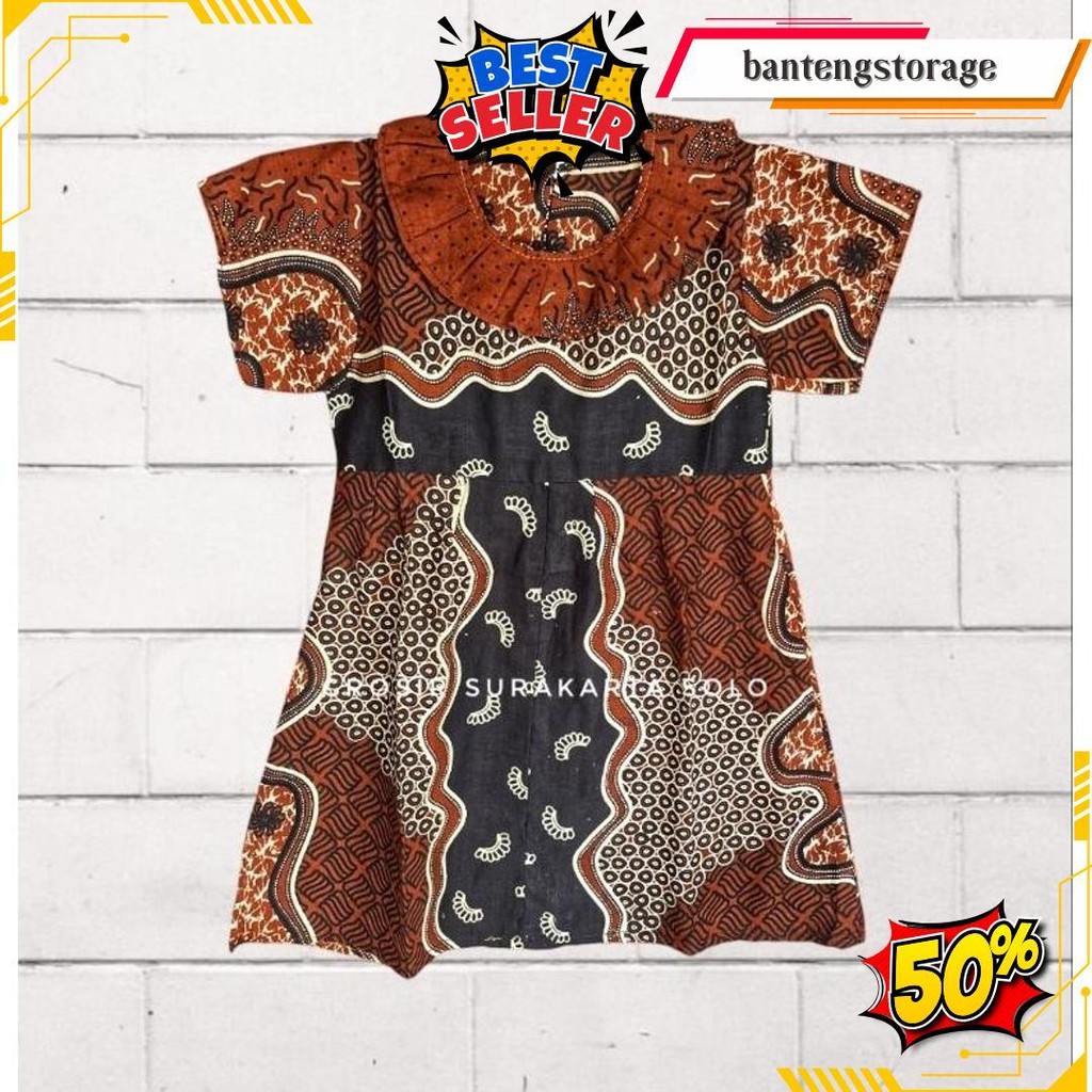 Dress Batik Anak Model Siska Terlaris