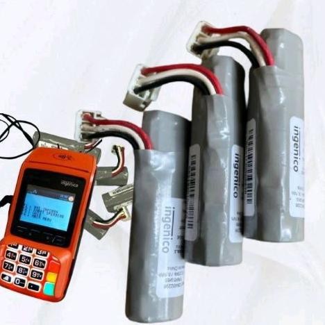 Termurah Baterai Mesin Edc Ingenico Bri/Bca/ Bni/ Btn/Bukopin/Mandiri Type Move 2500 Termurah Termur