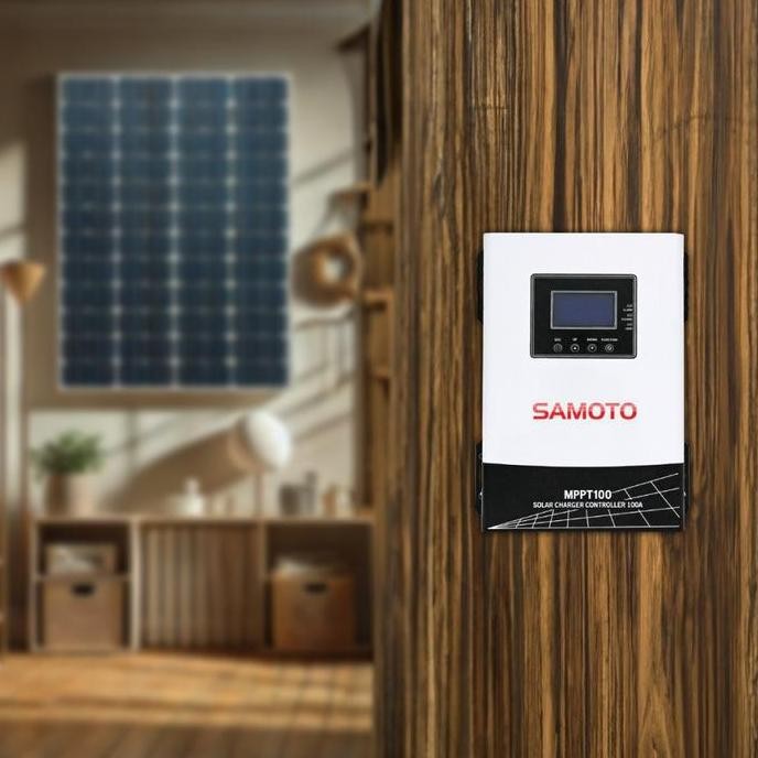 MPPT100A Solar Charge Controller 100A SCC Samoto MPPT100A Tenaga Surya
