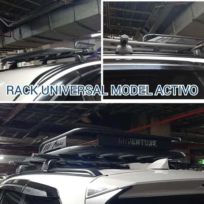 Paket Rack Atas Plus Jepit Roof Rail Mobil All New Pajero Sport 2016 Hemat