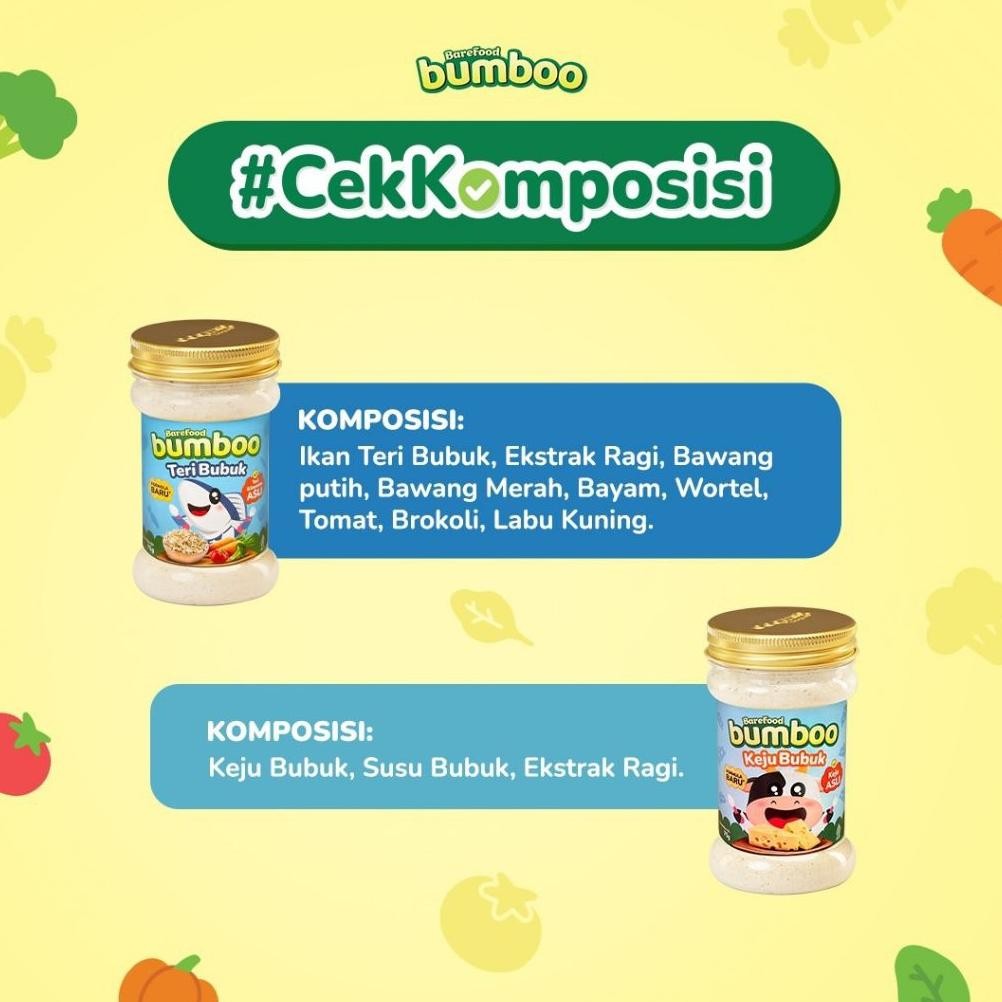 

Bumboo Keju Bubuk Asli - Keju Anak - Sumber Lemak & Protein - Keju Cheddar Australia - Tanpa Pengawet - No Msg - Bahan Alami