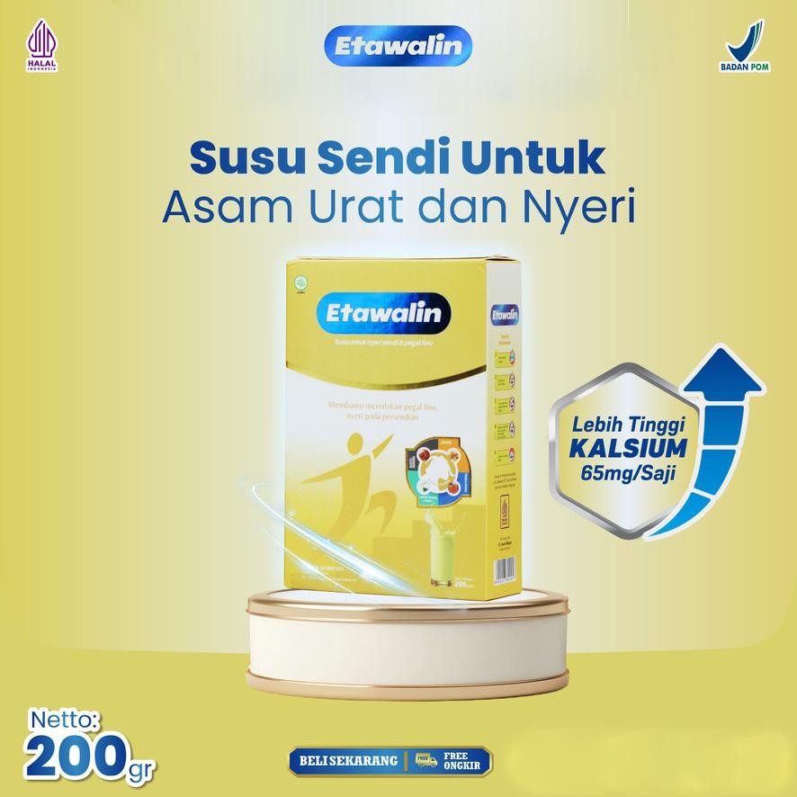 

Etawalin : Susu Kambing Atasi Nyeri Sendi Dan Asam Urat Original 1 Box