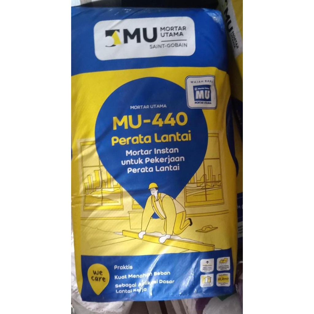 MU 440 PERATA LANTAI 40KG /  SEMEN PERATA LANTAI ORIGINAL DAN TERPERCAYA