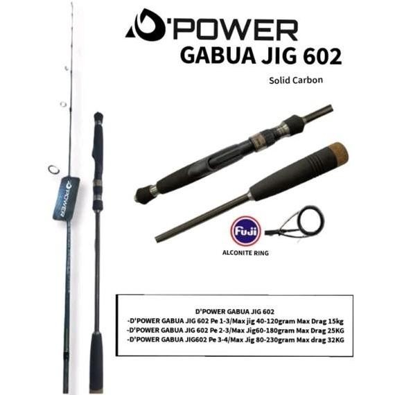 Joran jigging D power Gabua Original