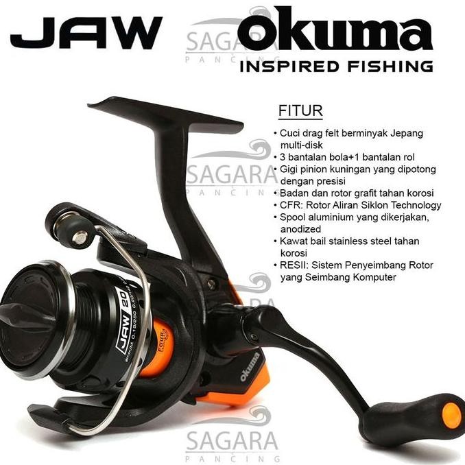 REEL OKUMA JAW | REEL ULTRA LIGHT | REEL UL | REEL PANCING SPINNING ORIGINAL DAN TERPERCAYA