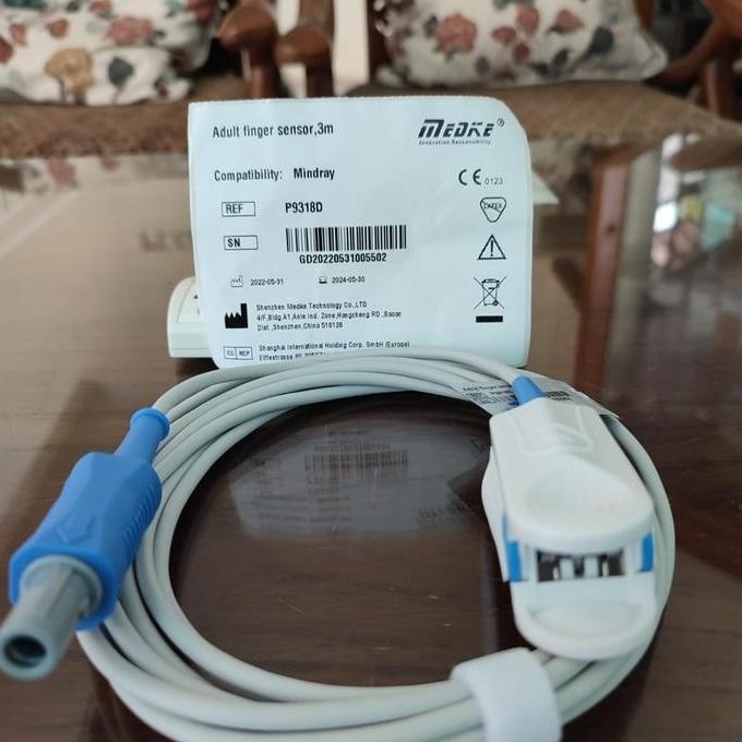 SPO2 DIRECT CABLE 3 METER DEWASA MINDRAY BOZTRON 6 PIN 1 KNOB / MEDKE ORIGINAL DAN TERPERCAYA