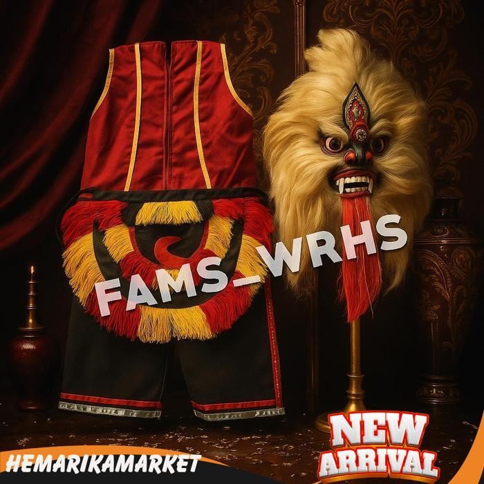 [ New ] Baju Setelan Ganongan Anak Dewasa Celana Rompi Ganongan Dan Jaranan Cod