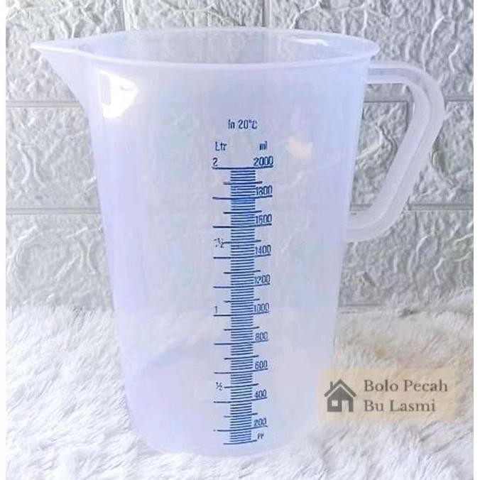 Takaran Gelas Ukur 2 Liter Tebal PREMIUM GREEN LEAF 1832 / Gelas Takar Green Leaf TEBAL PREMIUM Ukur