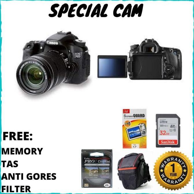 Camera Canon Eos 70D Kit 18-135Mm / Canon 70D Kit 18-135Mm Allshop