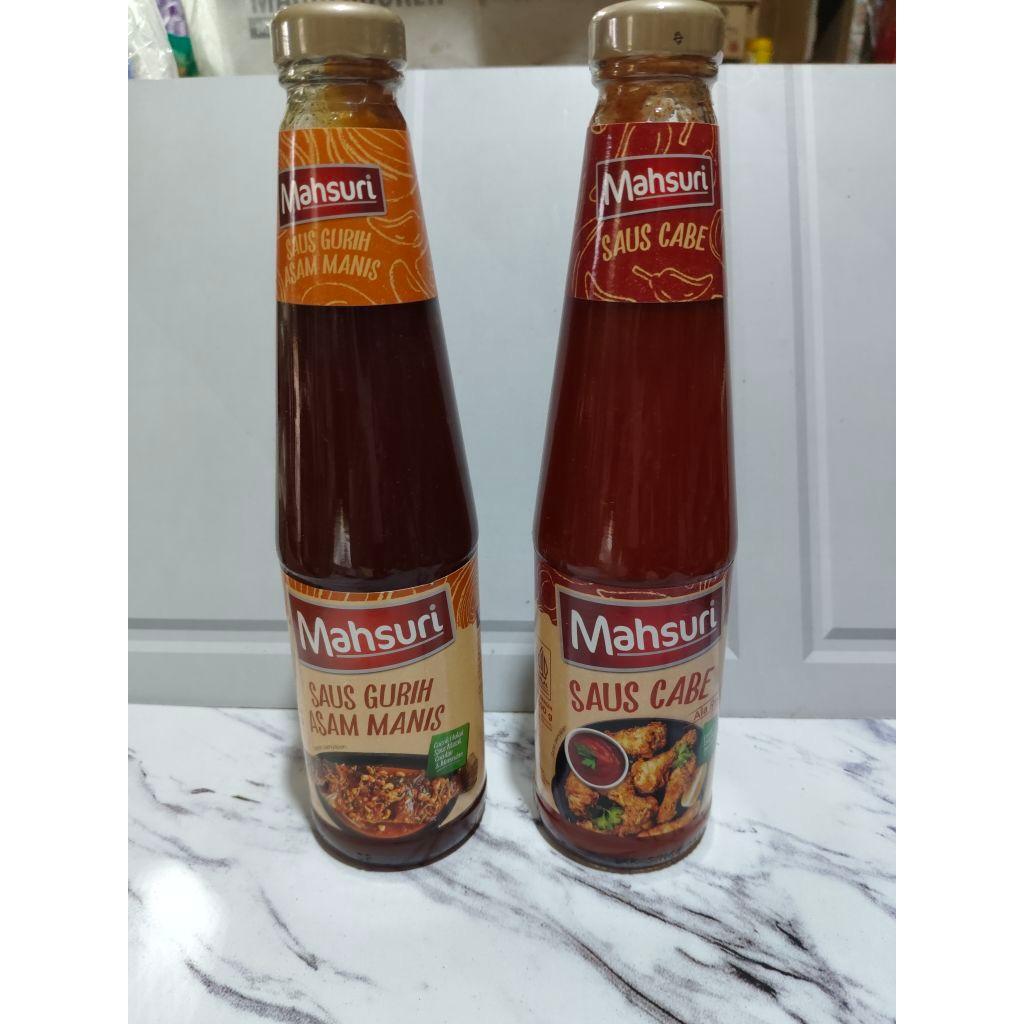 

Mahsuri Saus Gurih Asam Manis ( 3 Rasa) 530 gram / Saus Cabe 490 gram