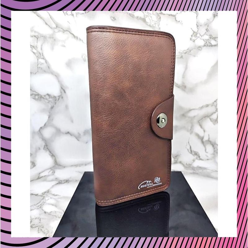 Terbaik DOMPET PRIA KULIT PU / DOMPET PANJANG PRIA BAHAN KULIT PU - M-904 MKV-28