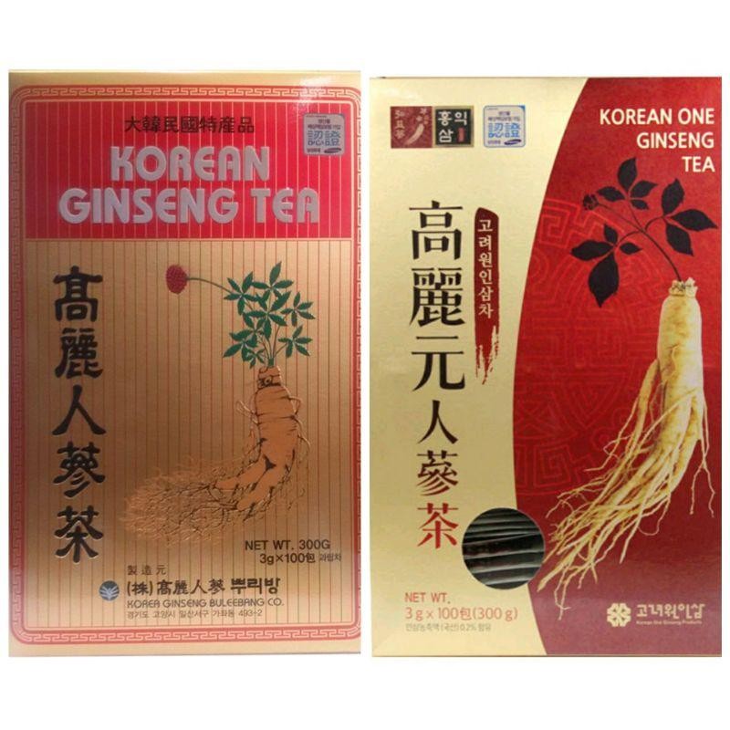 LS Korean Ginseng Tea 100 Sachet/Korea Ginseng/Teh Ginseng