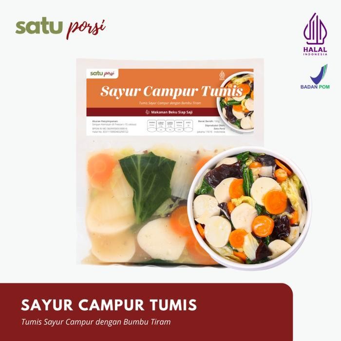 

LS Satu Porsi Sayur Campur Tumis | Frozen Food Ready Meal