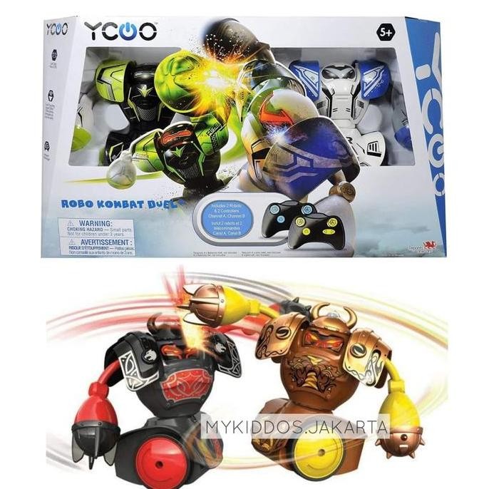 SILVERLIT YCOO ROBO KOMBAT BATTLING ROBOT WITH POWER FIRST (MAINAN)