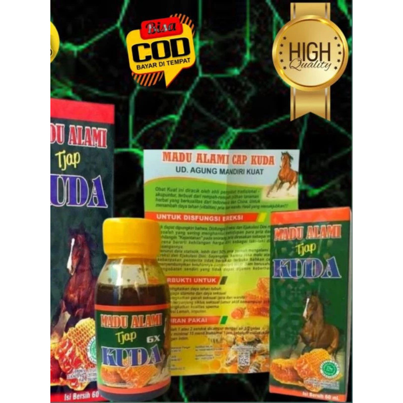 Madu pria perkasa (privasi aman) Jamu Herbal Madu Tonik 100% Asli herbal pilihan untuk stamina pria 