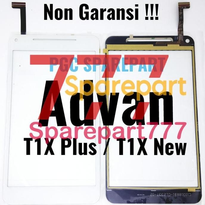 Di15 >> Original Oem Touchscreen Tab Advan T1X Plus - T1X New - T1X+ Tablet Ts