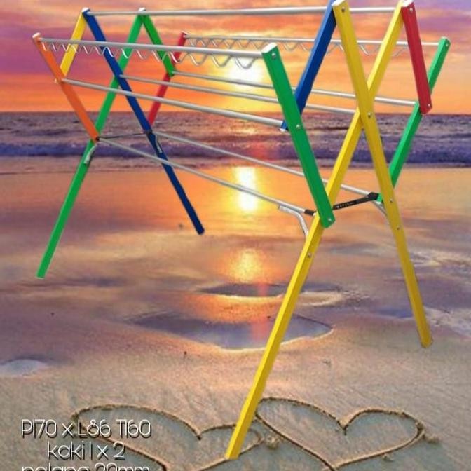 JEMURAN BAJU JUMBO ALUMINIUM