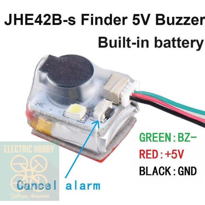 NEW - JHEMCU JHE42B-S Mini Finder Buzzer Beeper For DRONE Quadcopter