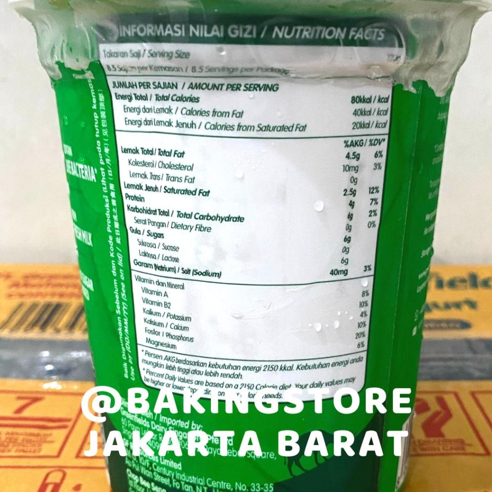 

Greenfields Yogurt Plain (Yoghurt Non Sugar) 1 Kg