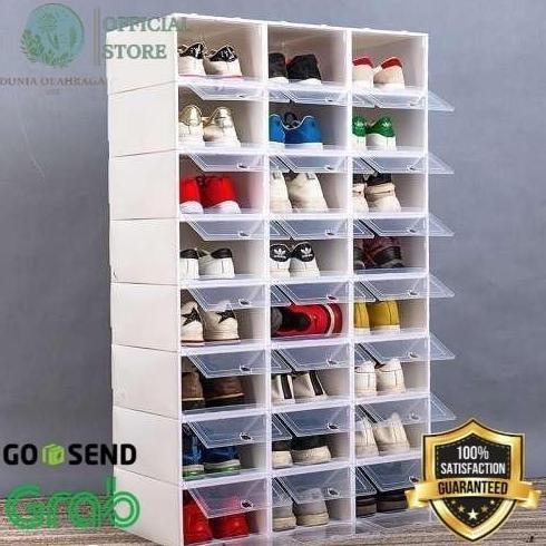 DO [6 BOX] SHOE BOX - KOTAK SEPATU - RAK SEPATU - DAPAT 6 KOTAK HC