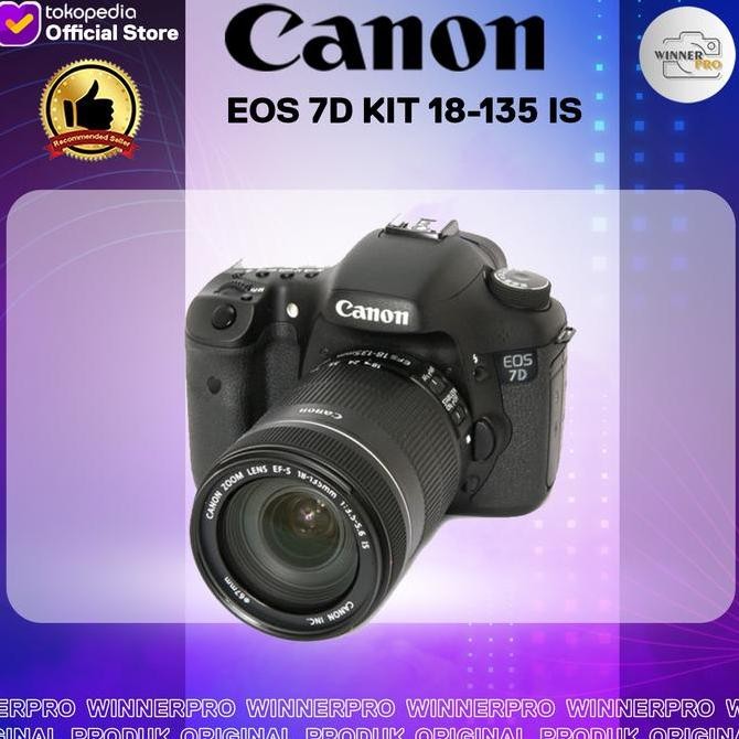 Kamera Canon Eos 7D Kit 18-135 Is 7D Kit 18-135 Is