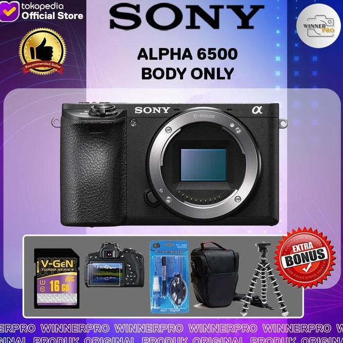 Sony Alpha 6500 Body Only - Kamera Sony Alpha 6500 (Paketan)