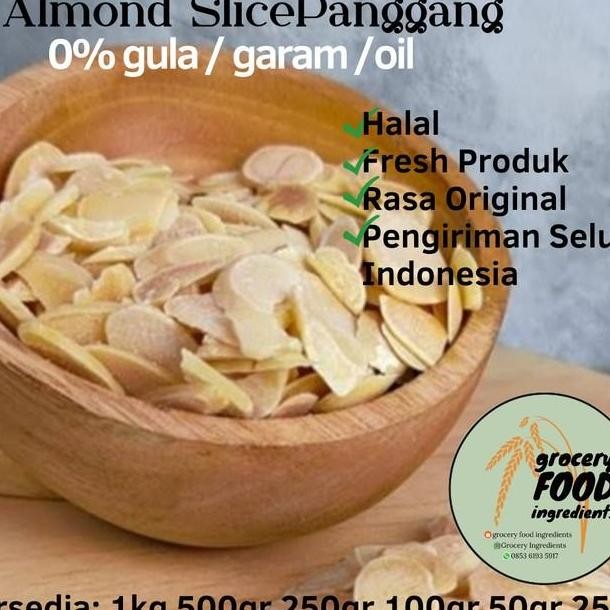 

Kacang Almond Slice Panggang 250Gr Almond Slice Roasted