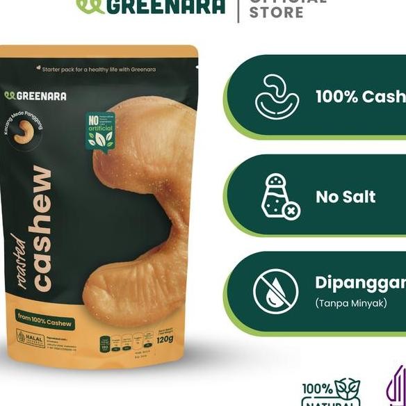 

Greenara Kacang Mede Panggang 120Gr Roasted Cashew