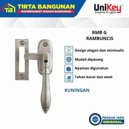 UNIKEY RMB G RAMBUNCIS / PENGUNCI JENDELA / GRENDEL JENDELA
