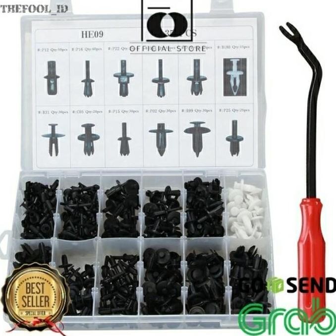 Baut rivet klip fender doortrim bumper dashboard klip universal