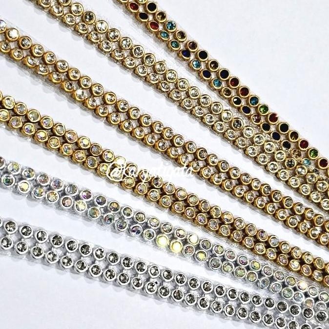 

^^^^^] (2 Baris) Aplikasi Diamond Strip (Panjang +/- 45 cm)