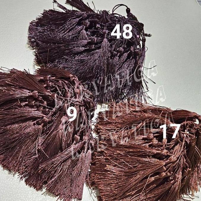 

*#*#*#] Tasel / Tassel / Rumbai 1 Warna Isi 100 Pcs - Part 2