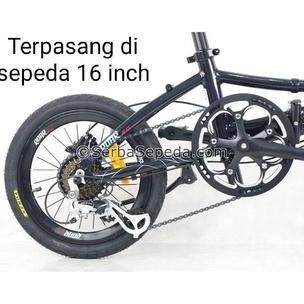 GROUPSET GRUPSET SHIMANO ALTUS 9 SPEED 16 INCH TROY GUST SELI ORIGINAL ORIGINAL DAN TERPERCAYA